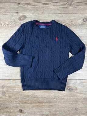 Polo Boys Knit Crewneck Sweater